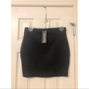Boohoo scuba miniskirt